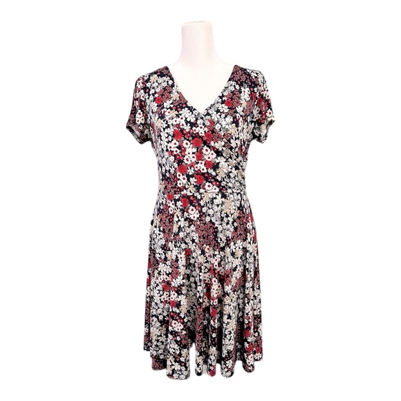 Kaileigh Amandine Knit Floral Dress Women’s Size L - Picture 4 of 7